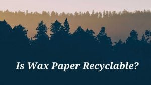 Is Wax Paper Recyclable Banner