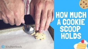 How Much A Cookie Scoop Holds