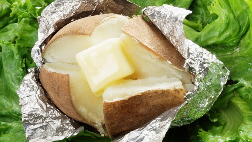 potato cover foil paper