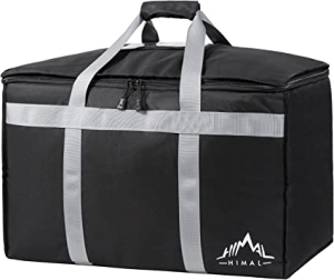 Warmtrade NB6 Keep Warm Insulated Hot Food Delivery Bag Medium Black 33*32*21CM Takeaway & Restaurants, Commercial. Indian, Kebabs, Chinese, Pizza, Couriers, Picnic Cooler Bag, Groceries Or Storage